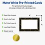Avery Black with Gold Pattern Matte Blank Card, White, 20/Pack (S00-ETV)~#|#~B50F9AB3-AEF8-4128-905D6E19E1860A47_sc7