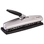 Swingline LightTouch Desktop Adjustable Hole Punch, 12 Sheet Capacity, Black/Silver (74026)~#|#~B5107222-7B7E-4D67-B80FC1D3581AA691_sc7
