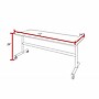 Regency Kobe Flip Top 72"W x 24"D Rectangular Training Room Table, Laminate, With Wheels, Neo Walnut (MKFT7224NW)~#|#~B510C7EA-7514-4AC1-9D05FF01BA61BE8C_sc7