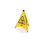 Rubbermaid Multilingual "Caution" Pop-Up Safety Cone, 20" x 21" x 21", Yellow.Black (FG9S0000YEL)~#|#~B5165573-ED7F-4D09-8B0C459A30AB180C_sc7