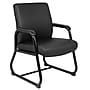 Boss Office Products Vinyl Guest Chair, Black (B709)~#|#~B51AF3D8-6A65-4B35-9C4EB0C26EAEA371_sc7