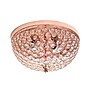 Lalia Home Crystal Glam 2 Light Ceiling LED Flush Mount, Rose Gold, 2/Set (LHM-2000-RG-2PK)~#|#~B526856B-AC4A-4A87-859C39E8BC1D54F1_sc7