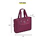 Delsey Paris Victoire Tote Bag, Burgundy (40210334004)~#|#~B5455AF0-5BFE-46D6-ACBD87D2532C407A_sc7
