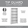 Bush Furniture Cabot 66"H 5-Shelf Bookcase with Adjustable Shelves, White (WC31966)~#|#~B56919AF-231E-49AE-8647D6CB2411CAE7_sc7