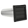 Deflect-O Supurr-Vent Louvered 4" Dryer Vent Hood Kit, 3 Pieces (SVHABLK4)~#|#~B59D125B-333E-447D-8F68FD79F2545169_sc7