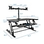 Mount-It! Mount-It! 36"W Manual Rectangular Adjustable Aluminum Standing Desk Converter, Black (MI-7934)~#|#~B5B4E376-C49D-4B52-83719C3A97D10D3E_sc7
