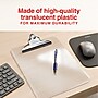 Staples® Plastic Clipboard, Letter Size, Clear, 24/Pack~#|#~B5B751A0-E42C-4933-938BEFDD162620E9_sc7