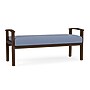 Lesro Amherst Wood 2-Seat Bench, Chambray Light Navy (AW2001.WRW-01CHLN)~#|#~B5BD5FA7-4585-4B2A-A8C8797C4F731E27_sc7