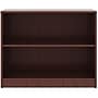 Lorell 29.5" 2-Shelf Bookcase with Adjustable Shelves, Mahogany Laminate (LLR99778)~#|#~B5BE856D-C31C-4558-8C49EB7FE3CEF078_sc7