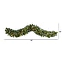Nearly Natural Snow Tipped Christmas Artificial Garland, 6' (W1311)~#|#~B5CB6214-6608-42F8-A249CC96FAC1F5FC_sc7