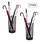 Mind Reader Umbrella Stand Entryway, Black, Metal Mesh, 2/Pack (2UMBHBASK-BLK)~#|#~B5D44D7B-A26B-40A5-A6E4A91F44ACC649_sc7