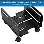 Mount-It! Metal CPU Stand with Four Casters, Black (MI-7153)~#|#~B616F6F5-2059-4702-9B5AB624876C66B0_sc7