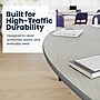 Flash Furniture Wren Kidney Activity Table, 96" x 48", Height Adjustable, Light Gray Top/Silver Frame (XUA4896KDLGTAC)~#|#~B61E831A-A4D5-4AD2-9721CA72AD02187C_sc7