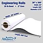 Alliance 20# Wide Format CAD Inkjet Bond Paper, 36" x 300', Uncoated, 2/Pack (36300)~#|#~B61FDFC8-27F9-4205-9B5C529240C5F6F8_sc7