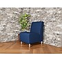 Lesro Ravenna Vinyl Guest Chair, Armless, Patriot Plus Imperial Blue/Brushed Steel (RV1102.FBS-01PPIB)~#|#~B6277BAF-543E-49C9-916EC1078CC8EAA6_sc7