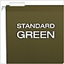 Pendaflex Reinforced Hanging File Folders, 1/5-Cut Tab, Legal Size, Standard Green, 25/Box (PFX 4153 1/5)~#|#~B641C84A-1168-4D0F-8CCD1605D43CA9FE_sc7
