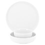 Elama Duncan Porcelain Dinnerware Set, White, 18 Piece~#|#~B6429507-5B8F-4A56-ADDC0C6447D0B170_sc7