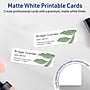 Avery Business Cards, 1" x 3", Matte White, 400/Pack (95284)~#|#~B64CE580-E7B9-449A-8273ADCA34C451D1_sc7