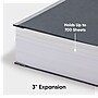 Smead Premium Pressboard 2-Prong Report Cover, Ledger Size, Black, 10/Box (81179)~#|#~B656C73F-7183-488F-A227BEC535F09C8A_sc7