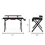 Emerge Vizon 47"W Gaming Desk, Black (59260)~#|#~B6605BCB-3A5A-4B3F-A49F7A85E00C515F_sc7