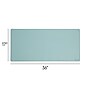 Smead Large Vegan Leather Anti-Slip Desk Pad, 36" x 17", Light Blue (64830)~#|#~B664A610-634C-4BBB-A8C21152012C7AE3_sc7