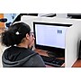 Classroom Products Foldable Cardboard Freestanding Privacy Shield, 19"H x 26"W, White, 10/Box (VB1910 WH)~#|#~B669A5D5-B303-4796-830D2DE912CB689F_sc7