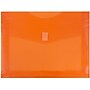 JAM Paper Premium Plastic Document File, 1 Pocket, Letter, Orange, 3/Pack (218V2orx3)~#|#~B66F774C-2CA9-4F84-9C2FA50036D76212_sc7