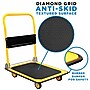 Mount-It! Foldable Flatbed with Swivel Wheels, 660 lb. Capacity, Black/Yellow (MI-921)~#|#~B681A798-209B-498B-9BBB01D30C665F95_sc7