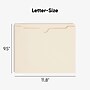 Smead Recycled Reinforced File Jacket, 2" Expansion, Letter Size, Manila, 50/Box (75560)~#|#~B68EFE59-6607-45C3-B89104ED576276FA_sc7