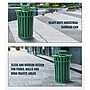 Alpine Industries Commercial Outdoor Rain Bonnet Lid, 38 Gallon, Round, Green (ALP479-38-A-GRN-MKTCOPY)~#|#~B6AB29E7-B71D-4DE0-9D2CC1CFA80DDEDD_sc7
