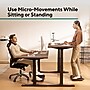 Workplace 2.0 55” Electric Standing Desk, Espresso/Gray Steel, Adjustable Height Sit-Stand Desk with Micro-Movement~#|#~B6C695D2-BF1C-452C-A759ECBF71356AA3_sc7