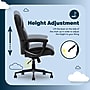 Serta Comfort Eco Ergonomic Velvet Fabric Swivel Executive Chair, Light Black (CCHR10006B)~#|#~B709917A-8648-4C27-BE26FDBEB26B1A5B_sc7
