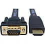 Plugable Active Adapter 6' HDMI to VGA Video Monitor Cable, Male to Male, Black (HDMI-VGA)~#|#~B720378B-2082-4B70-91256BC0616C44A5_sc7