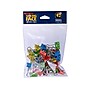 Officemate Smiling Face Small Binder Clips, 0.38" Capacity, Assorted Colors, 42 Clips/Pack (31090)~#|#~B72EAF83-3A6C-4E82-A7B0A3D0311782C8_sc7