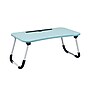 Mind Reader 13.75" x 23.5" MDF/Metal Lap Desk/Laptop Stand With Folding Legs, Blue (LBSTUDY-BLU)~#|#~B770AC19-843E-4046-AABA0CA7651E3527_sc7