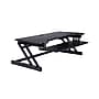 Rocelco 38"W Manual Adjustable Standing Desk Converter, Black (R DADRB)~#|#~B77FD081-310E-4A12-814F538E8CAFE350_sc7