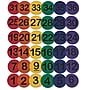 Spectrum 5" Numbered Spot Markers, Assorted Colors, 36/Set (W10613)~#|#~B7818F59-C852-42B5-AE59F83E4E322A45_sc7