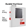 Staples 1 1/2" 3-Ring View Binders, D-Ring, White, 12/Pack (55409CT/26438CT)~#|#~B78F2D7B-D263-43C5-90D36D3F232FBE95_sc7