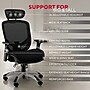Staples Hyken XL Ergonomic Fabric Swivel Big & Tall Chair, Black (ST63145)~#|#~B7ABDB39-0F7B-4C67-AAB4EDE624DAC11D_sc7