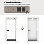 FlexiSpot NeoPod Modular Series 1-Person Privacy Booth with Switchable Privacy Glass, White (P1F3W-Pro)~#|#~B7E66F80-7E1F-4E5F-9D506F74CE58938F_sc7