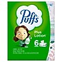 Puffs Plus Lotion Facial Tissue, 2-ply, 124 Tissues/Box, 6 Boxes/Pack (39383)~#|#~B7EF2D1A-889F-431B-B5C7EDB006404EB0_sc7