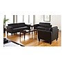 Alera® Reception Lounge Series Club Chair, Black/Black Leather~#|#~51BDCB01-7BF9-4E57-8C176EE718CD99AD_sc7