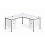 Boss Office Products Simple System 71"W L-Shaped Desk with 2-Pedestals, White (SGSD004-203-WT)~#|#~B8129F2B-81EB-44A4-B4A4EE2AFCD11CEE_sc7