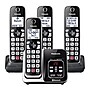Panasonic 4-Handset Cordless Phone System with Digital Answering System, Bluetooth & Link2Cell, Black/Silver (KX-TGD864S)~#|#~B8212EFC-B4C5-44FE-90EC6B8380B3AE36_sc7