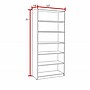 Regency Legacy Collection 71-inch 5-Shelf High Bookcase, Cherry~#|#~B82E743B-91F0-4E8A-A58280146FCEE24B_sc7