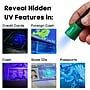 Dri Mark Dual Detector Counterfeit Pens with UV LED Cap, Black (351UVB)~#|#~B8337AAD-1540-4AD6-88F0EF643B282EA7_sc7