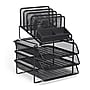TRU RED™ All-In-One 10-Compartment Wire Mesh Compartment Storage, Matte Black (TR57530)~#|#~B83E3A26-A56C-40A3-AF709824D2AF1198_sc7