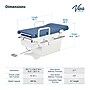 Viva Comfort Pointe Power Electric Pelvic Tilt Exam Table w/Stirrups, Knee Crutches, Hand Rails, 396lbs. Capacity, Blue~#|#~B8485256-1D49-4F14-9E724C00F5B5709B_sc7