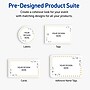 Avery Gold Dots with Green Florals Matte Blank Card, White, 10/Pack (S00-DPH)~#|#~B85FD385-12EE-4B66-AB056CE82C186831_sc7