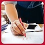 TRU RED™ Retractable Quick Dry Gel Pens, Medium Point, 0.7mm, Red, Dozen (TR54500)~#|#~B868A8B0-3280-4D68-BC25009AA7C6D1C7_sc7